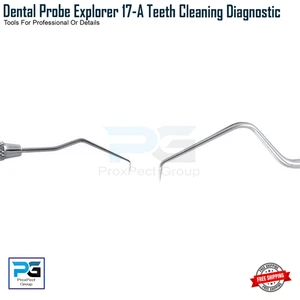 SONDA PERIODONTAL DENTAL EXPLORADOR DIAGNÓSTICO PERRO GATO CUIDADO BUCAL MASCOTAS REMOVEDOR DE PLACA - Imagen 1 de 8