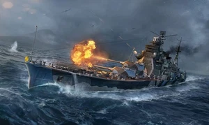 ✅ ITALERI 46502 World of Warships : IJN ATAGO 1:700 Giappone Seconda G.M. - Foto 1 di 17
