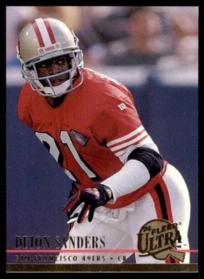 1994 Fleer Ultra - Deion Sanders #498 - Image 1 of 2