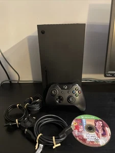 Microsoft Xbox Series X - 1TB - Schwarz - GTA 5 - Controller - Gut - Bundle - Bild 1 von 18