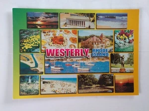 Westerly, Rhode Island Farbpostkarte Chrom unbespielt B1G1 - Bild 1 von 2