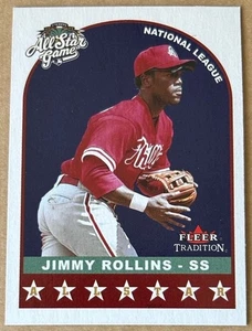 JIMMY ROLLINS 2002 FLEER TRADITION UPDATE ALL STAR Card #U336 NM-MT Condition - Picture 1 of 2
