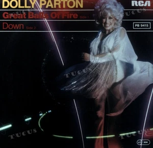 Dolly Parton - Great Balls Of Fire / Down 7" (VG) .* - Picture 1 of 1