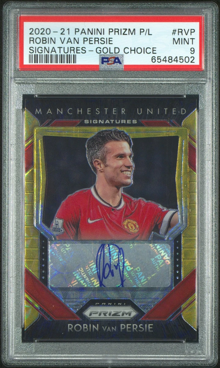 世界150枚！Topps Merlin VAN PERSIE Auto サイン Topps Merlin Robin van Persie Signed Soccer Trading Card blue