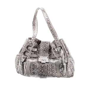 Stunning Jimmy Choo Python Embossed Leather Handbag - Picture 1 of 18
