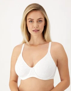 Bali Breathe Cotton Modal Lace Underwire Bra - Picture 1 of 32
