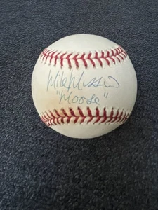 Yankees-Era Mike Mussina “MOSSE” Signed ROMLB Baseball Steiner Authentication - Picture 1 of 6