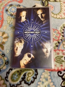 Backstreet Boys Around The World VHS Video Black & Blue Tour Concert Footage VGC - Picture 1 of 4