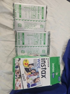Fujifilm Instax Wide Instant Film Twin Pack 20 Hojas Exp 03 2021 Nueva Caja Abierta - Imagen 1 de 3