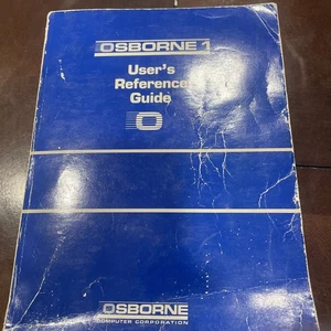 Osborne 1 User's Reference Guide Computer Manual 1982 - Picture 1 of 5