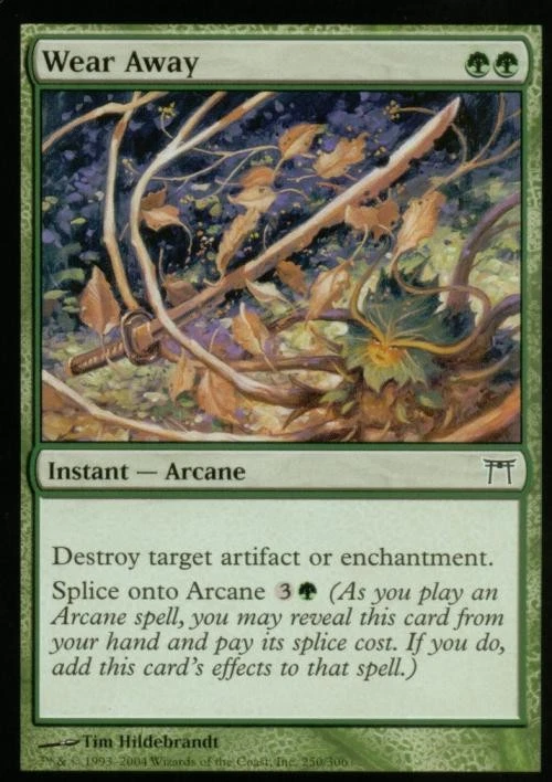 Wear Away -Foil Medium Play MTG Champions of Kamigawa - Image 1 of 1
