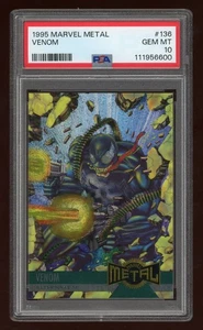 1995 Fleer Marvel Metal Venom Alternate M #136 PSA 10 - Picture 1 of 2