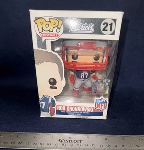 Funko Pop NFL Rob Gronkowski New England Patriots #21 Vaults NOT Mint LQQK - Bild 1 von 7