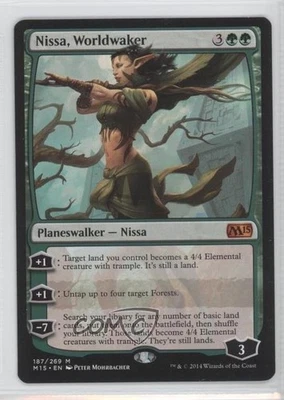 Nissa Worldwaker Magic: Core Set: 2015 M15 #187 - Image 1 of 2
