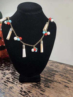 Collar Talbots Bola Larga - Racimo y Borla - Nuevo sin etiqueta Foto 1 de 4