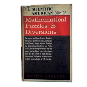Vtg/The Scientific American Book of MATHEMATICAL PUZZLES & DIVERSIONS 5th Print. - Picture 1 of 11