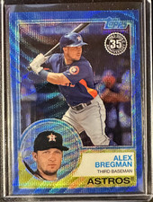 2018 TOPPS SILVER PACK - ALEX BREGMAN BLUE WAVE REFRACTOR #40/75 HOUSTON ASTROS