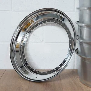 17 Zoll - 18 Zoll 1,0 Zoll BBS RS RF 34 Bolzenloch Aluminium Außenradlippe 3 Stück Split Felge - Bild 1 von 1