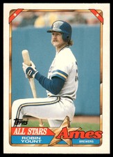 1990 TOPPS AMES ALL-STARS ROBIN YOUNT MILWAUKEE BREWERS #5