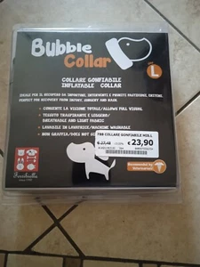 COLLARE GONFIABILE ELISABETTIANO CHIRURGICO PROTETTIVO PER CANI  taglia Large - Foto 1 di 4