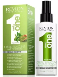 Revlon Uniq One All In One Hair Treatment Green Tea Damaged Hair Frizz nxt day P - Picture 1 of 6