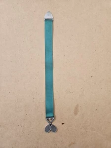 Vintage Pewter Top Bookmark Ribbon Tennis Rackets 1988 Seagull Canada Tennis - Picture 1 of 5