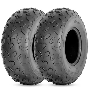 19X7-8 Sport Quad ATV Tires 4Ply 19X7X8 Off Road All Terrain Tubeless Tyre Set 2 - Picture 1 of 11