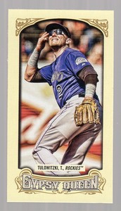 2014 Topps Gypsy Queen Mini #74A Troy Tulowitzki Fielding