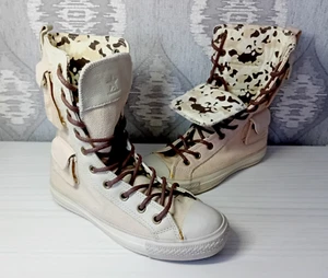RARE Converse Safari X-Hi Cargo Canvas Boots w/ Side Pockets - Unisex Size UK 6 - Picture 1 of 24