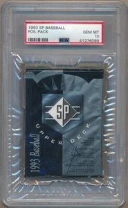 1993 SP BASEBALL FACTORY SEALED FOIL PACK PSA 10 GEM MINT POSSIBLE DEREK JETER - Picture 1 of 2
