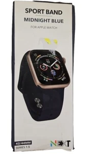 NEXT Sport Band Watch Strap for Apple Watch 42mm, 44mm - Navy - OPEN BOX 1-5 - Picture 1 of 5