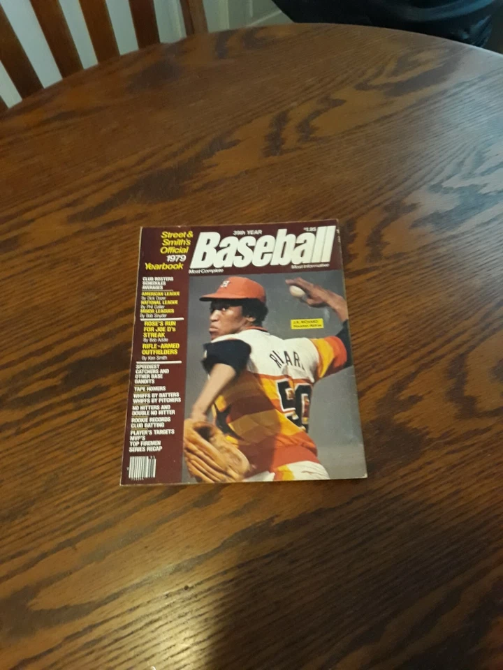 1979 STREET & SMITH'S BASEBALL YEARBOOK(J.R. RICHARD) - Image 1 of 1