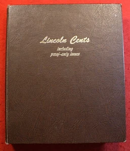 1909-1995 Lincoln Cent Dansco Album Usato Mancante 09S VDB 22 Piana 223 Monete A20 - Foto 1 di 9