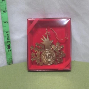 ST. FRANCIS KNIGHTS Gold Weihnachtsschmuck Toledo High School Ohio 01 katholisch - Bild 1 von 3