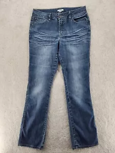 Cato Jeans blau destressed Damen Gr. 10 Baumwollmischung Schnurrbart - Bild 1 von 10