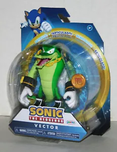 Jakks Pacific Sonic The Hedgehog VECTOR 4" Actionfigur + Super Ring NEU! - Bild 1 von 2
