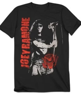 T-shirt vintage Joey Ramone maglietta nera manica corta tutte le taglie 3F375 - Foto 1 di 4