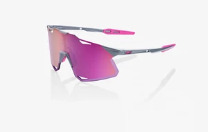 100% Percent Hypercraft Gloss Light Grey - Purple Multilayer Mirror Lens - Picture 1 of 1