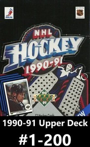 1990-91 Upper Deck Hockey Cards English #1-200 You Pick From List