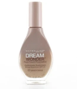 10 X Maybelline Dream Wonder Fluid-Touch Foundation 60 Sandy Beige - Picture 1 of 3