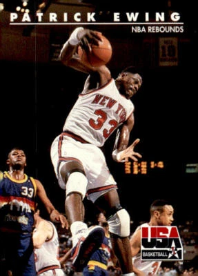 1992 SkyBox USA #27 Patrick Ewing USA - Image 1 of 2