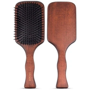 Artmio Wooden Paddle Hair Brush Aveda style hair brush - Picture 1 of 6