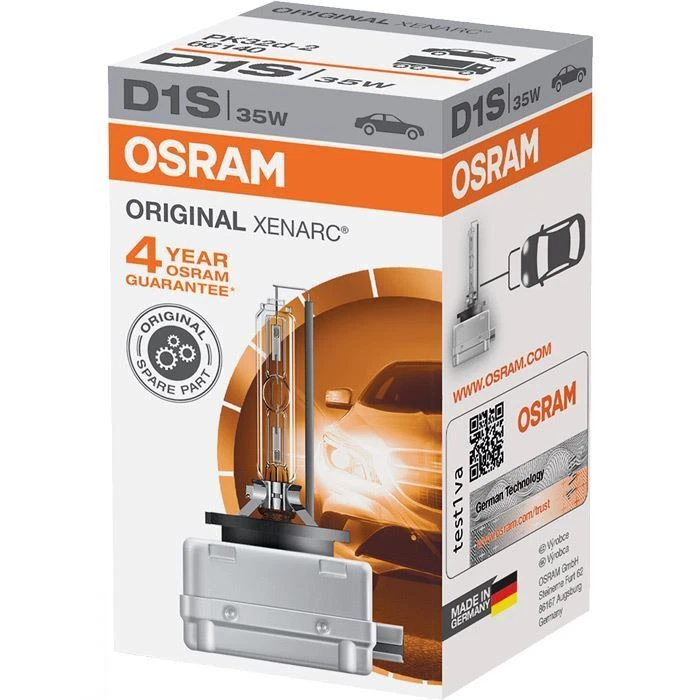 Osram XENARC ORIGINAL NEW D1S XENON BULB 66140 HID Single - Image 1 of 1