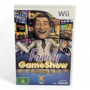 Family Gameshow 3 shows in 1 Nintendo Wii Game Complete with Manual PAL - Picture 1 of 4