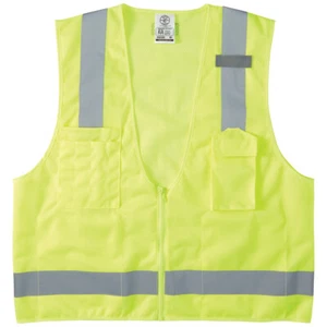 Chaleco de seguridad Klein Tools 60269, chaleco reflectante de alta visibilidad, M/L - Imagen 1 de 11