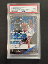 2015 Excalibur Allen Iverson Knights of the Round Die Cut SSP PSA 9 *MINT* POP 2