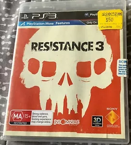 Resistance 3 Sony PlayStation 3 PS3 PAL Complete + Manual - New Condition - Picture 1 of 2