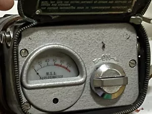 Vintage MSA Explosimeter Mining Combustible Gas Indicator Not Tested - Picture 1 of 13