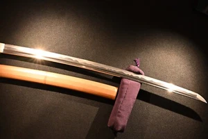 Katana Japanese antique sword 65.8cm blade Morimitsu Muromachi period shirasaya - Picture 1 of 23