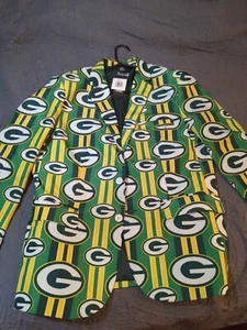 Green Bay Packers NFL Team Apparel grün-gelb 2-Btn Blazer Jacke 44 - Bild 1 von 6